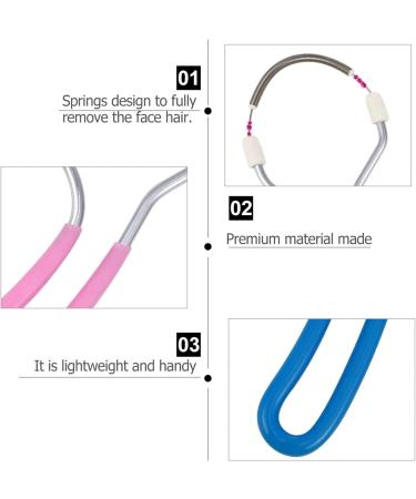 2 Pcs Facial Hair Remover Spring Facial Hair Epilator Spring Face Hair Remover